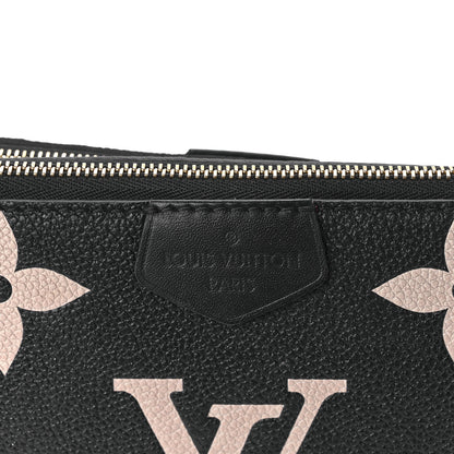 Louis Vuitton Empreinte Monogram Giant Multi Pochette Accessories Black Beige 8 of 10