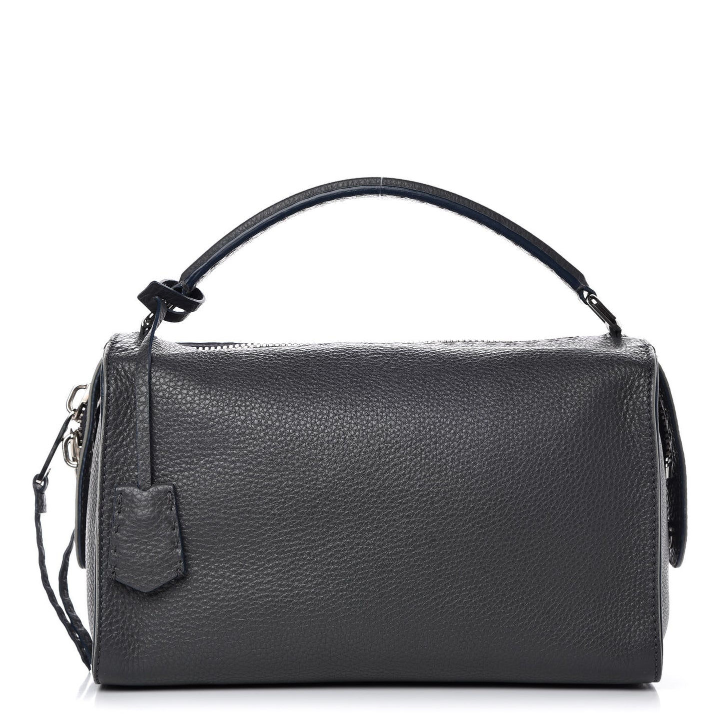 Cuoio Romano Selleria Lei Boston Tote Asfalto