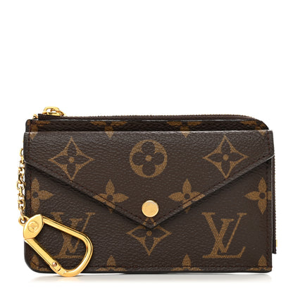 Louis Vuitton Monogram Recto Verso Card Holder Black 1 of 10