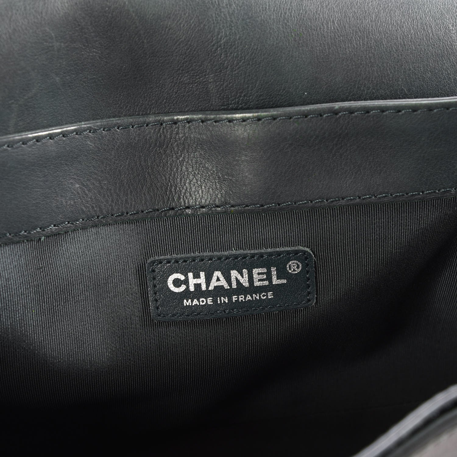 Chanel Calfskin Medium Boy Reverso Flap Dark Green 9 of 11