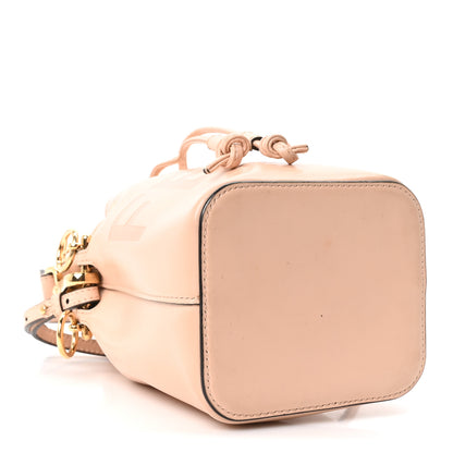 Fendi Vitello King F is Fendi Logo Embossed Mini Mon Tresor Bucket Bag Light Rose 4 of 10