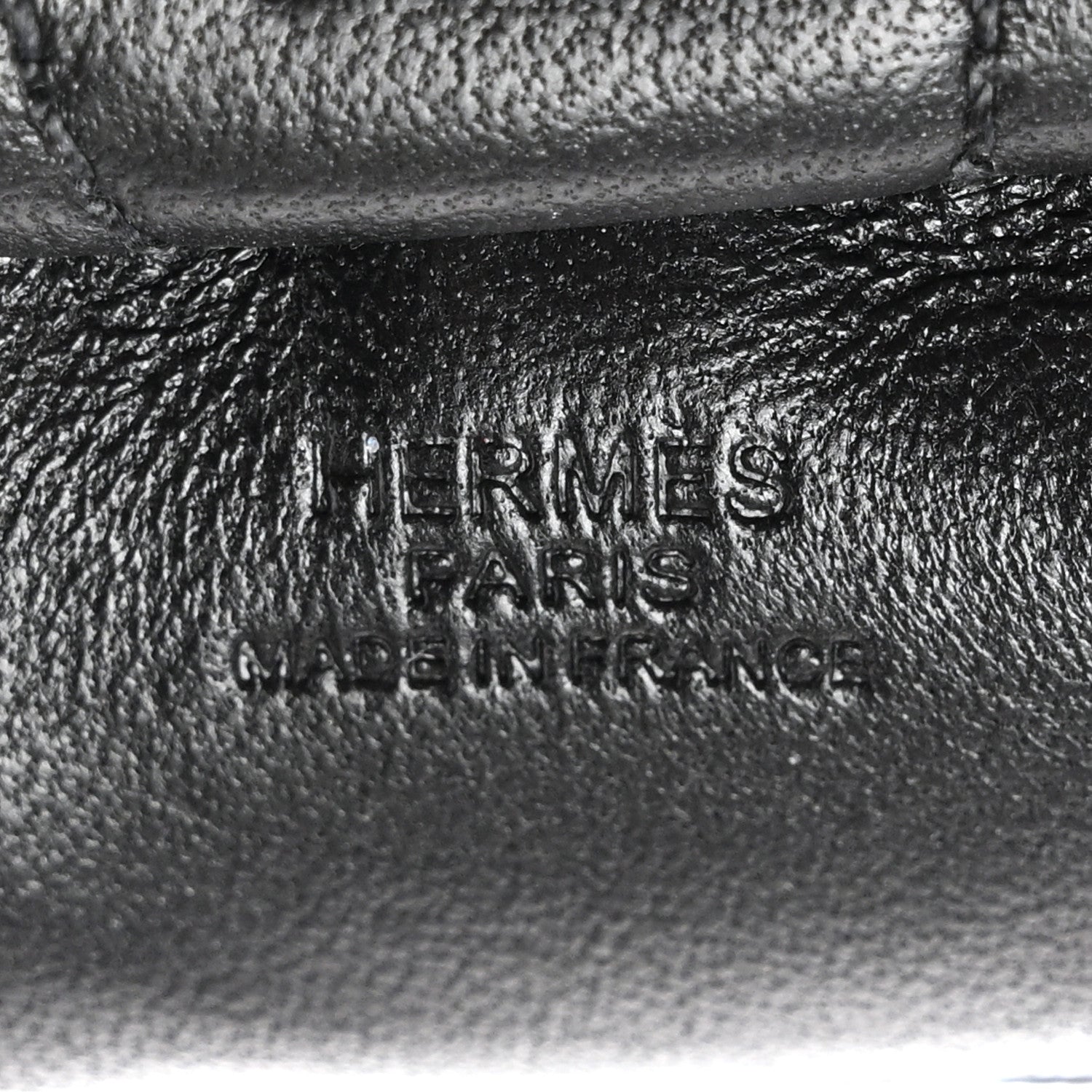 Hermes Milo Lambskin Grigri Rodeo Horse Bag Charm PM So Black 5 of 6