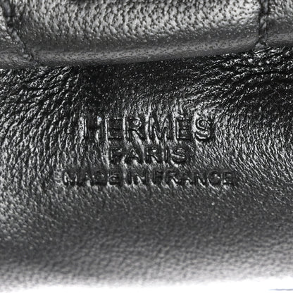 Hermes Milo Lambskin Grigri Rodeo Horse Bag Charm PM So Black 5 of 6