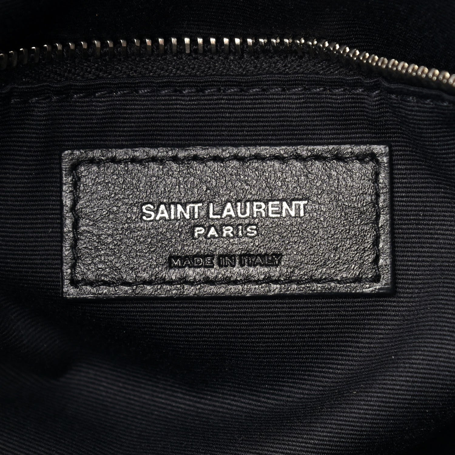 Saint Laurent Lambskin Quilted Small Loulou Puffer Monogram Chain Satchel Black 5 of 10
