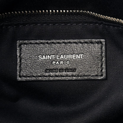Saint Laurent Lambskin Quilted Small Loulou Puffer Monogram Chain Satchel Black 5 of 10