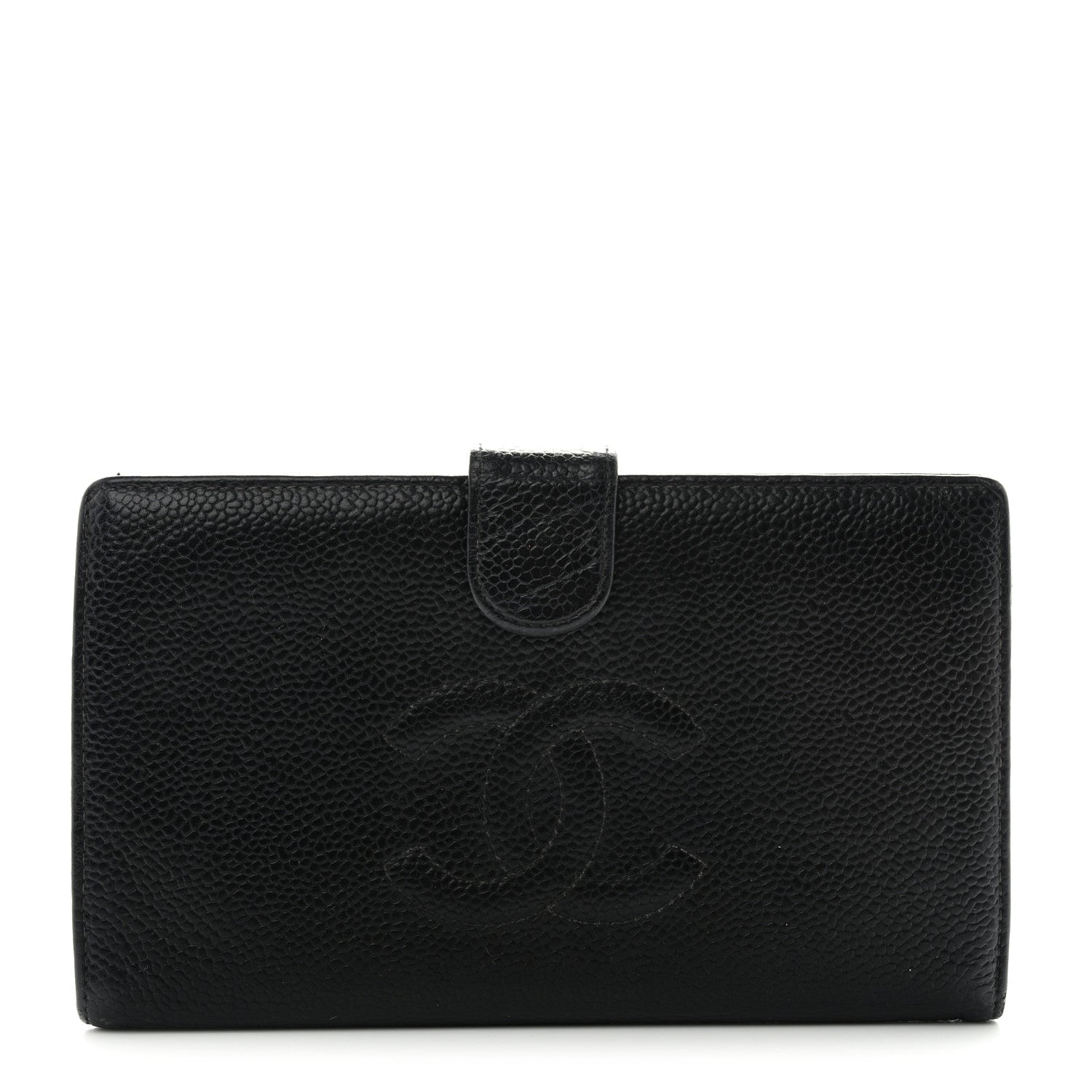 Chanel Caviar Timeless CC French Wallet Black 1 of 13