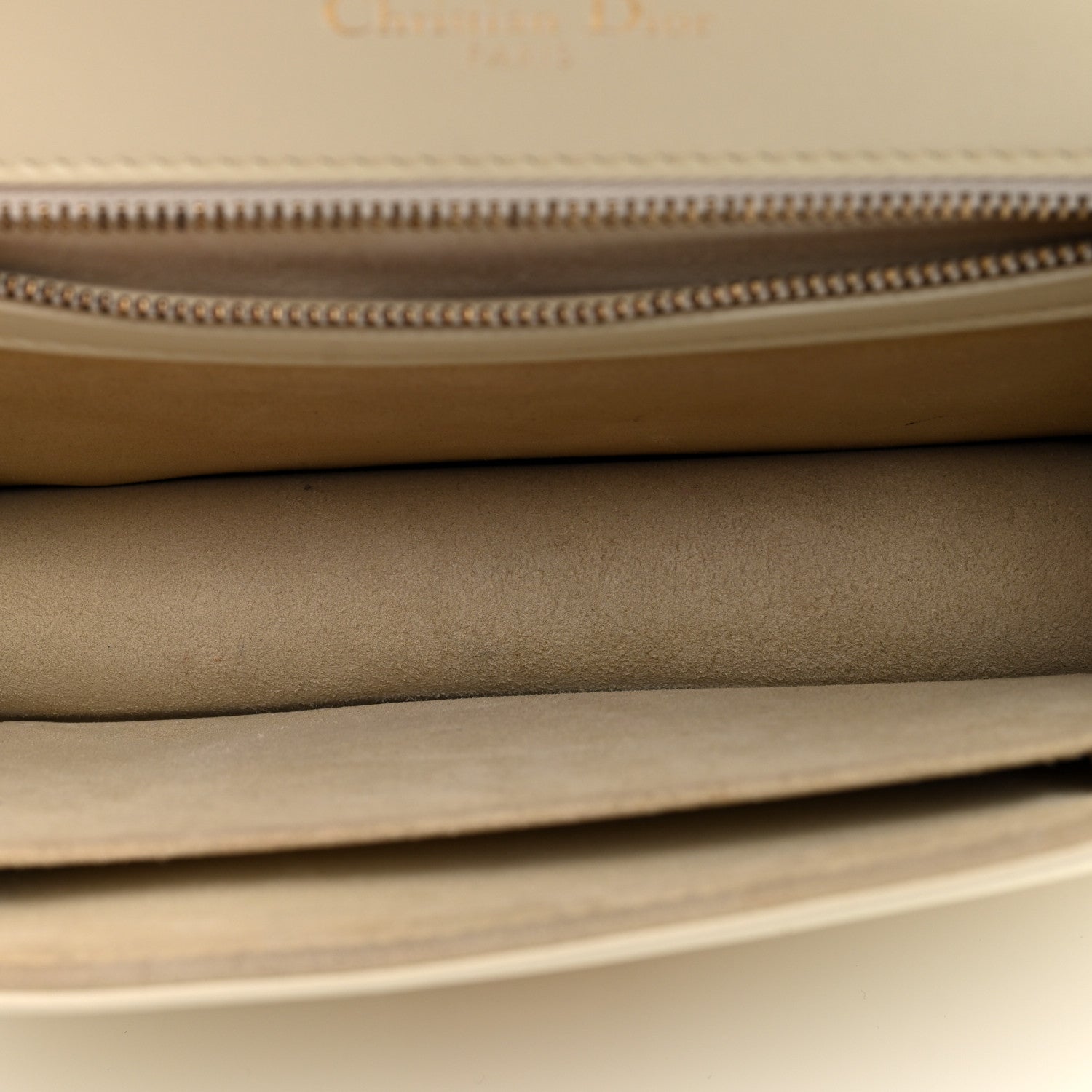 Christian Dior Lambskin Studded Small Diorama Flap Bag Latte 5 of 9
