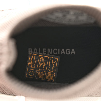 Balenciaga Technical 3D Recycled Knit Bi-Color Sole Womens Speed 2.0 Sneakers 36 Dark Beige White Black 6 of 9