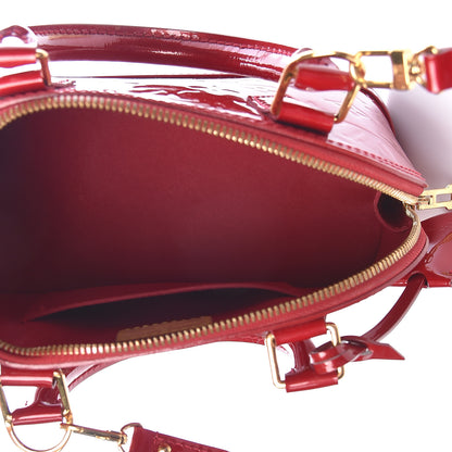 Louis Vuitton Vernis Alma BB Pomme D'Amour 5 of 9