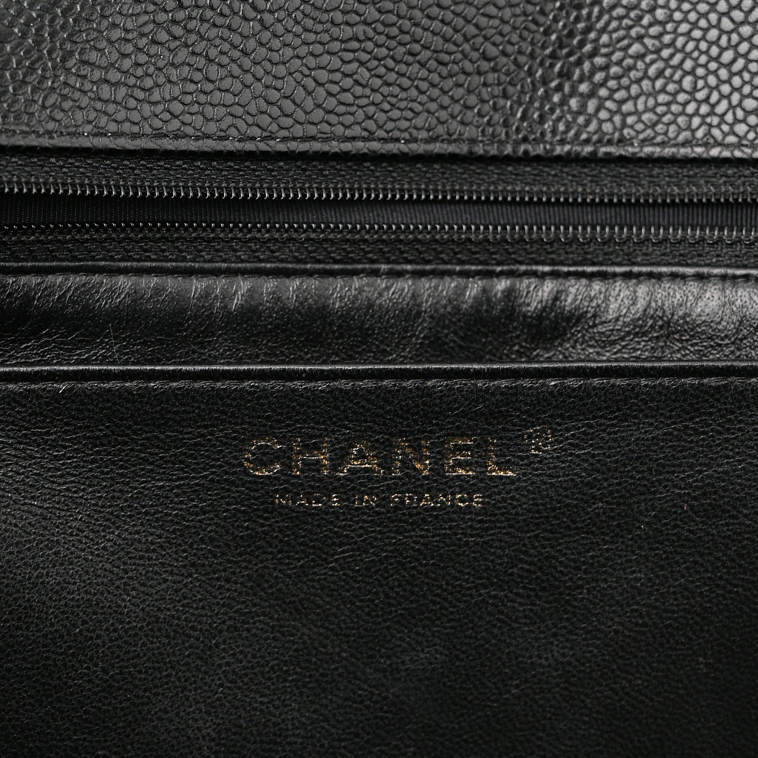 Chanel Caviar Quilted Jumbo Single Flap Black 6 of 11
