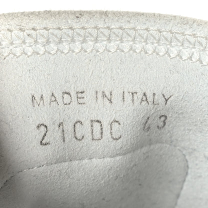 Christian Dior Technical Canvas Oblique Mens B23 Low Top Sneakers 43 White Black 6 of 7