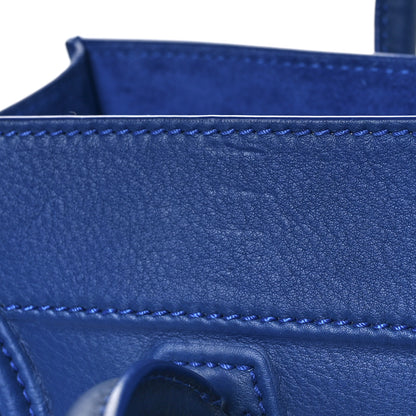Celine Supple Calfskin Medium Phantom Luggage Royal Blue 9 of 9