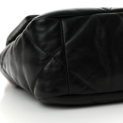 Chanel Goatskin Quilted Medium Chanel 19 Flap Black 9 of 12