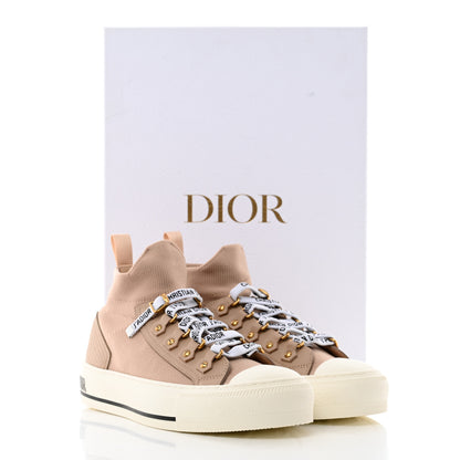 Christian Dior Technical Mesh Calfskin Womens Walk'N'Dior High Top Sneaker 36 Nude 9 of 9