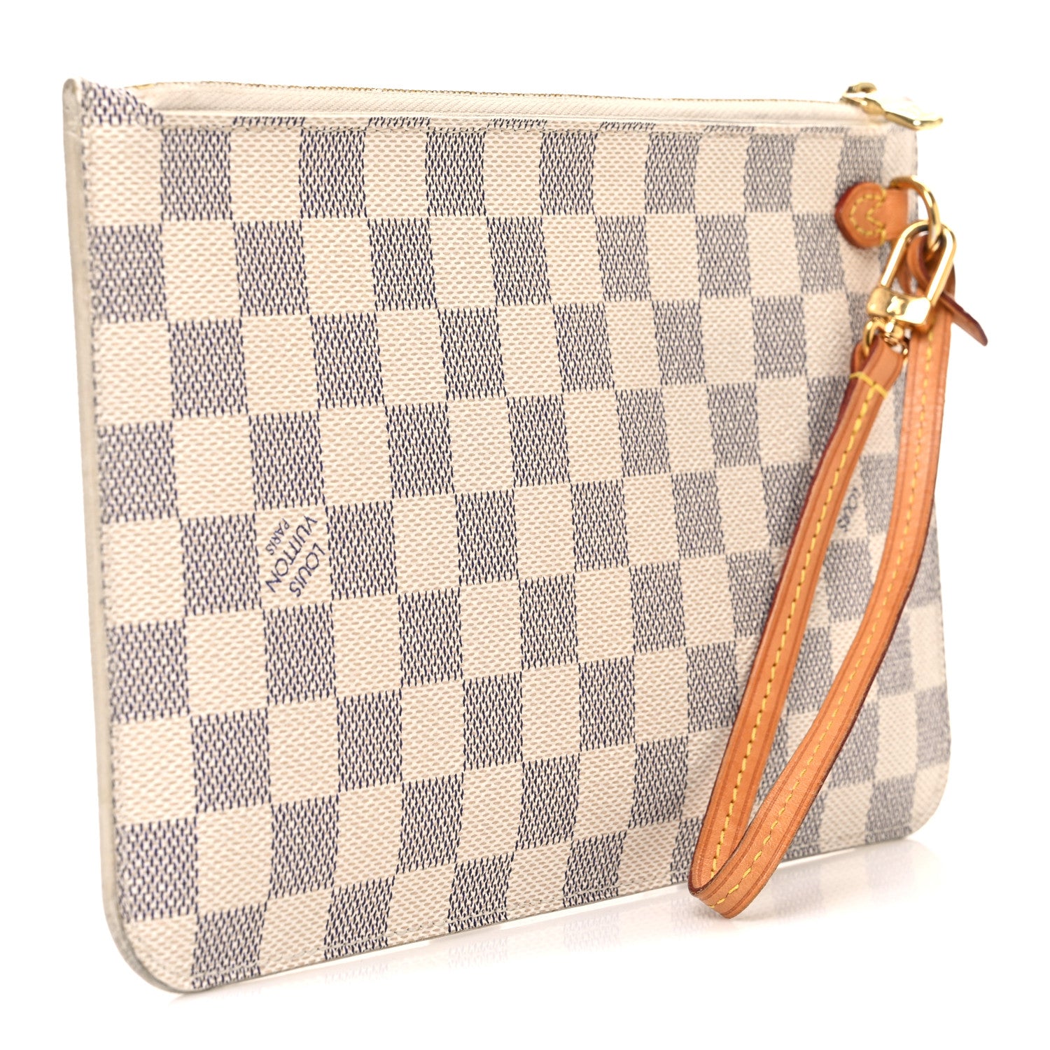 Louis Vuitton Damier Azur Neverfull MM GM Pochette 3 of 8