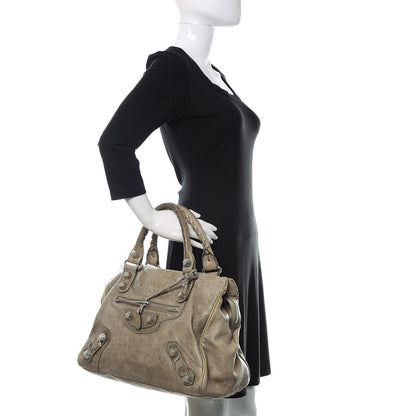 Balenciaga Agneau Giant 21 Silver Hardware Mid Day Papyrus 2 of 16