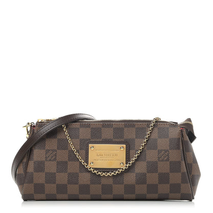 Louis Vuitton Damier Ebene Eva Clutch 1 of 9