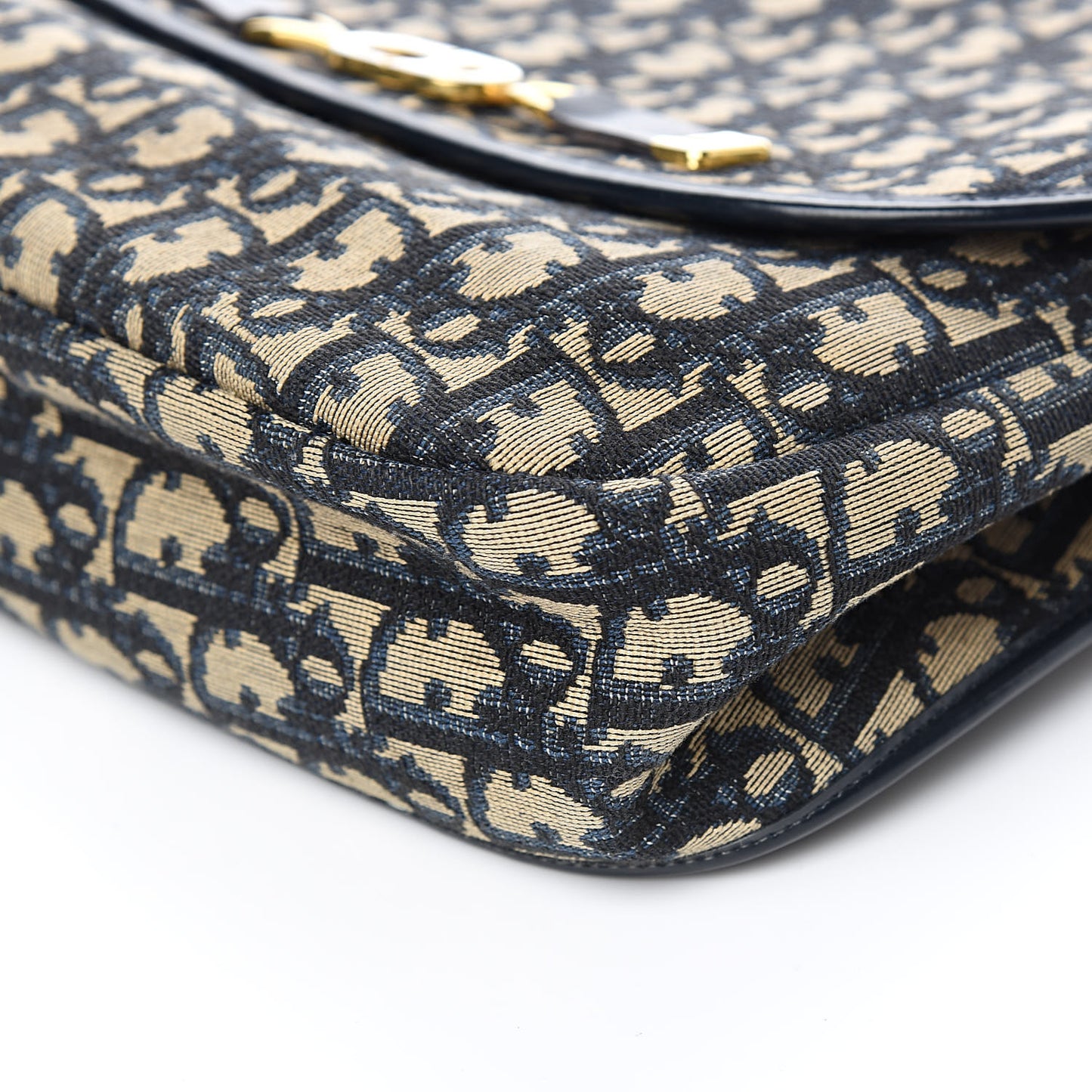 Monogram Flap Navy Blue