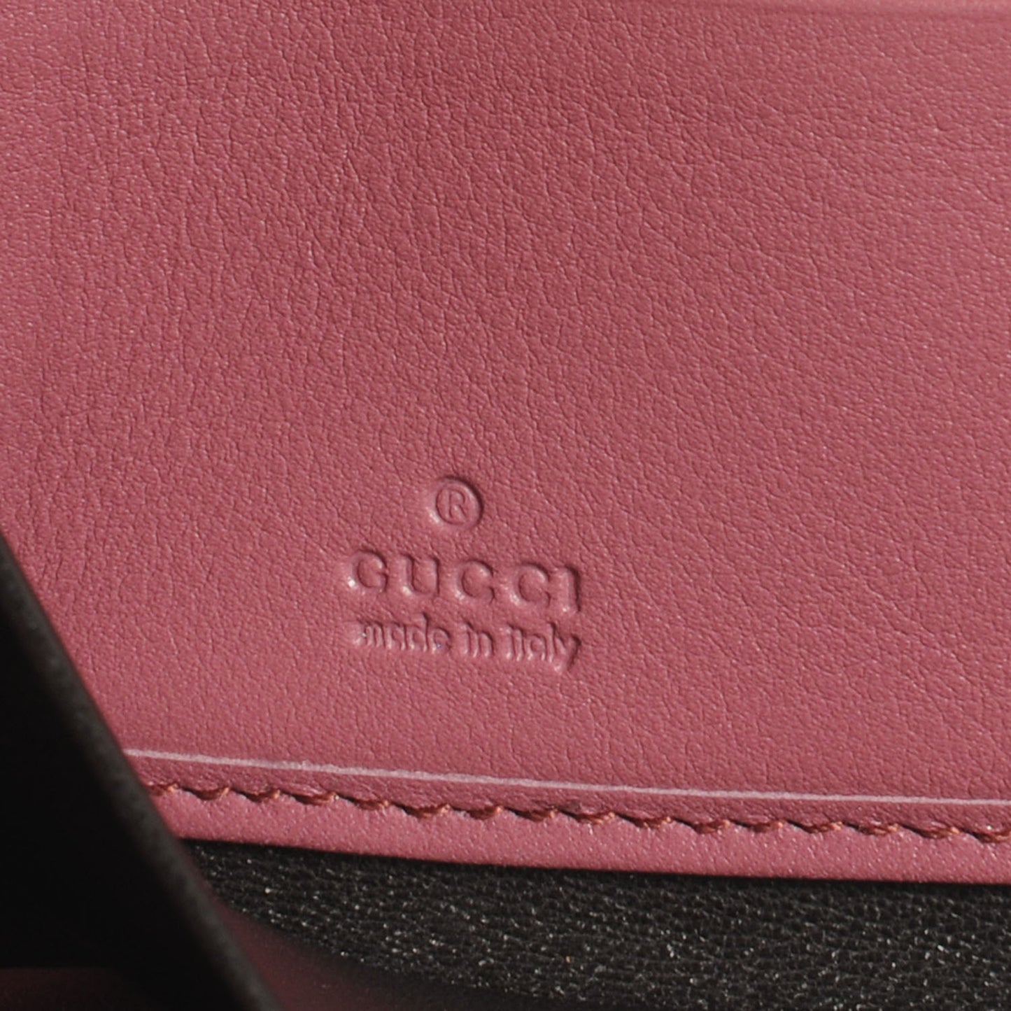 Monogram Margaux Calfskin Sukey Zip Around Wallet Beige Ebony Vintage Rose