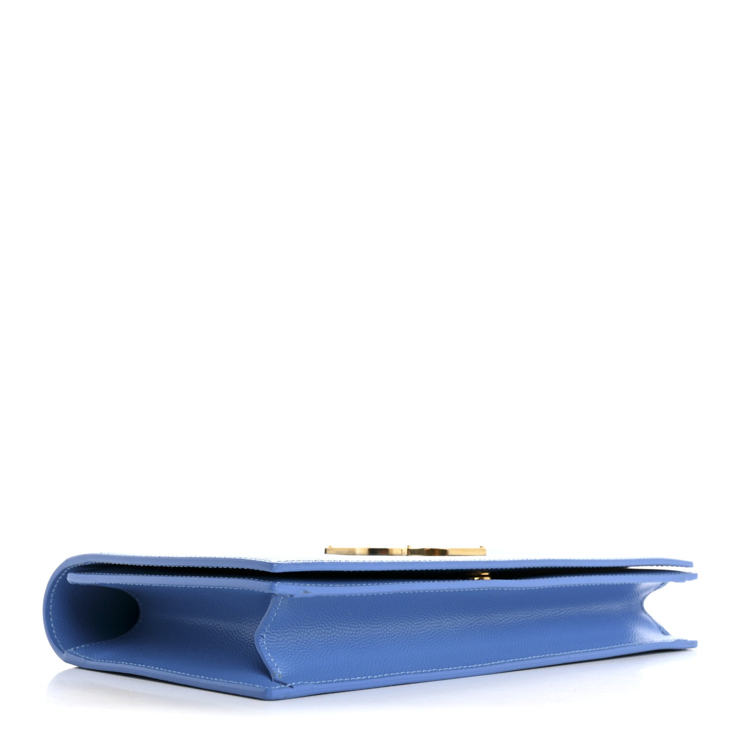 Grain De Poudre Classic Kate Monogram Clutch Blue Clair