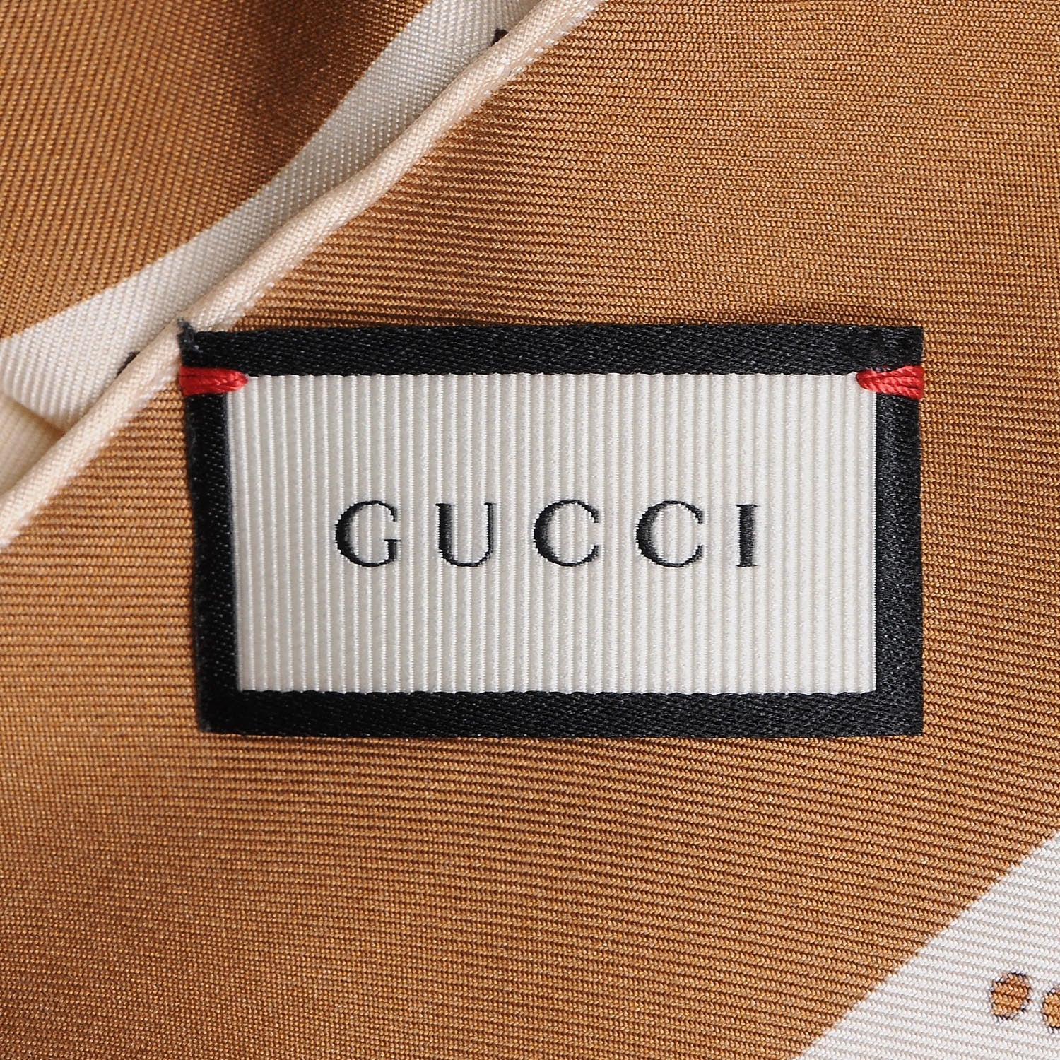 Gucci Silk GG Web Kisses Square Scarf 3 of 5