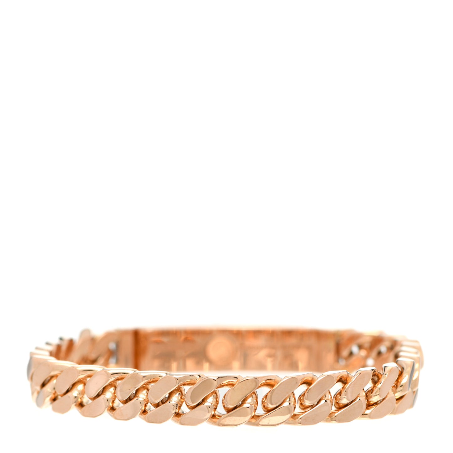 18K Rose Gold Diamond PM Kelly Chaine Bracelet XS