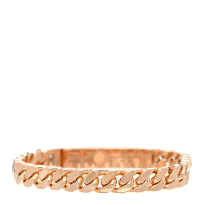 Hermes 18K Rose Gold Diamond PM Kelly Chaine Bracelet XS 3 of 6