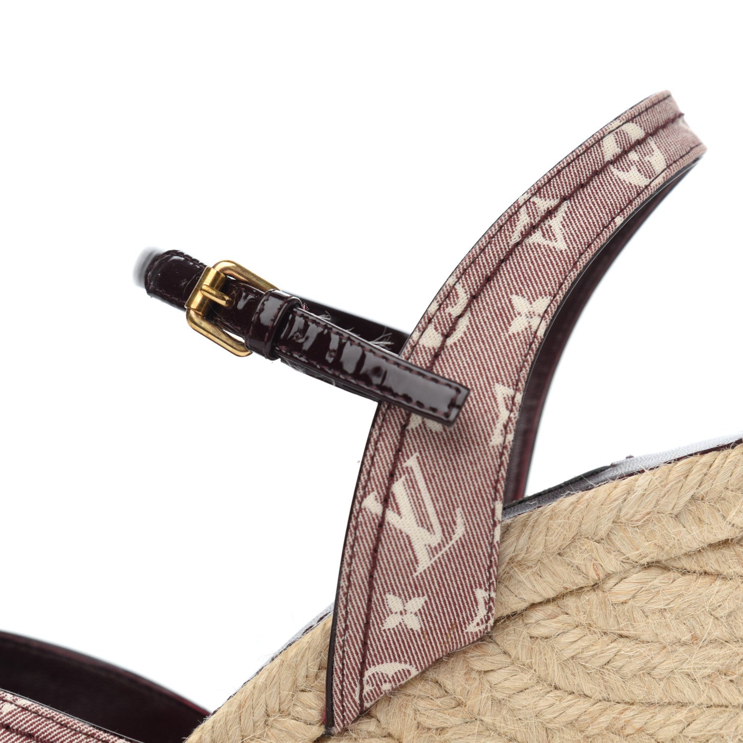 Louis Vuitton Monogram Idylle Majorca Espadrille Wedge Sandals 40 Sepia 10 of 22