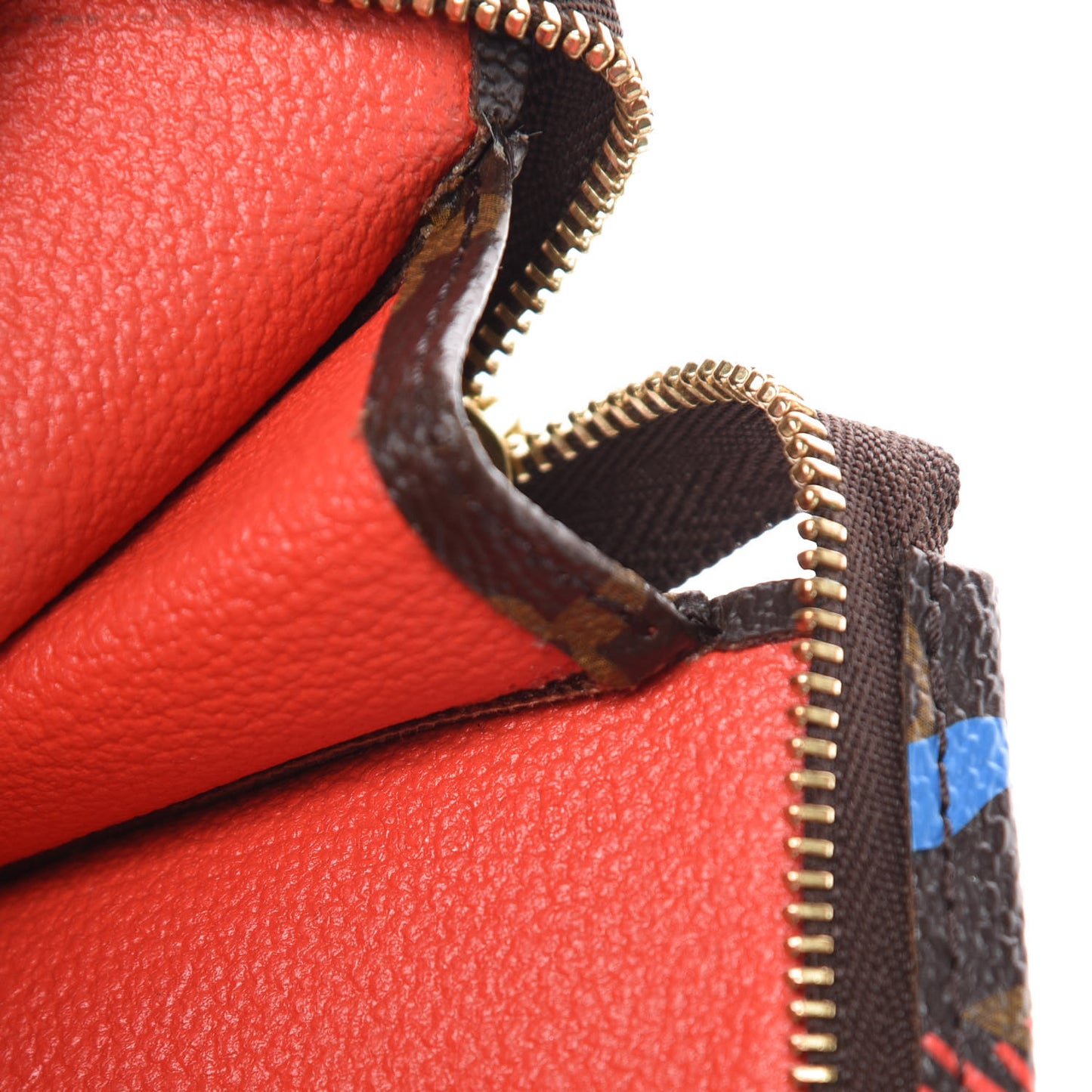 Monogram Jungle Dots Toiletry Pouch 26 Coquelicot Denim