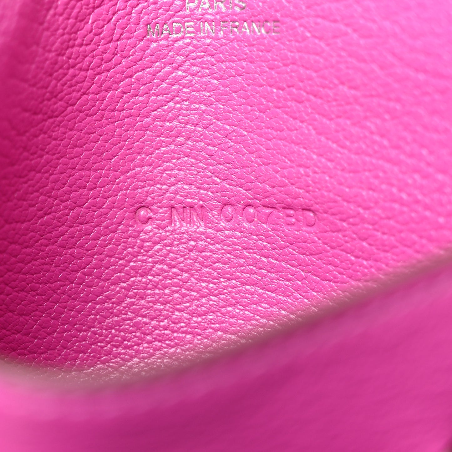 Chevre Mysore 1938 Wallet 19 Rose Pourpre