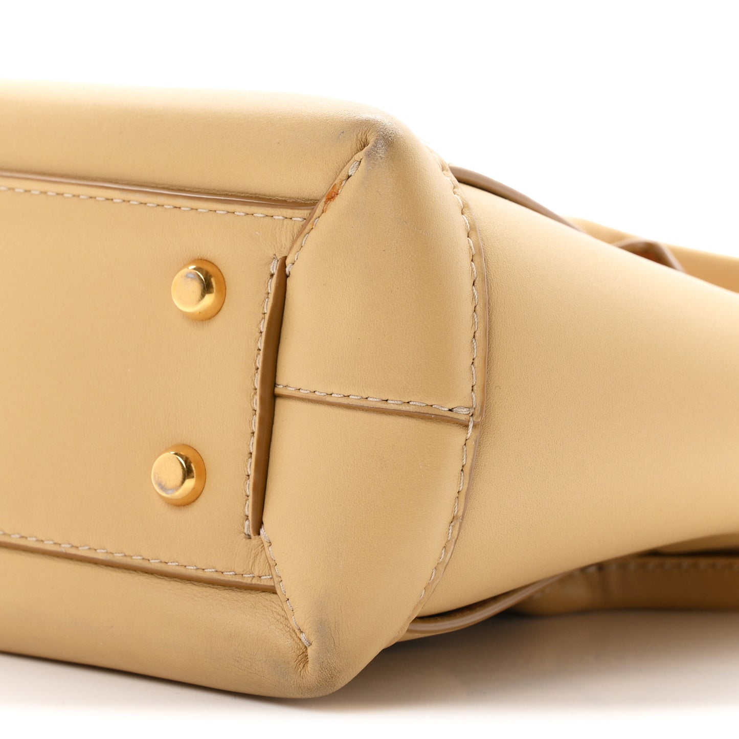 French Calfskin Maxi Intrecciato Small Arco Tapioca