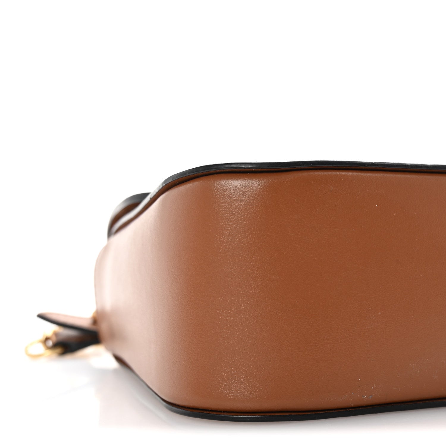 Miu Miu City Calf Lock Shoulder Bag Cognac 8 of 9