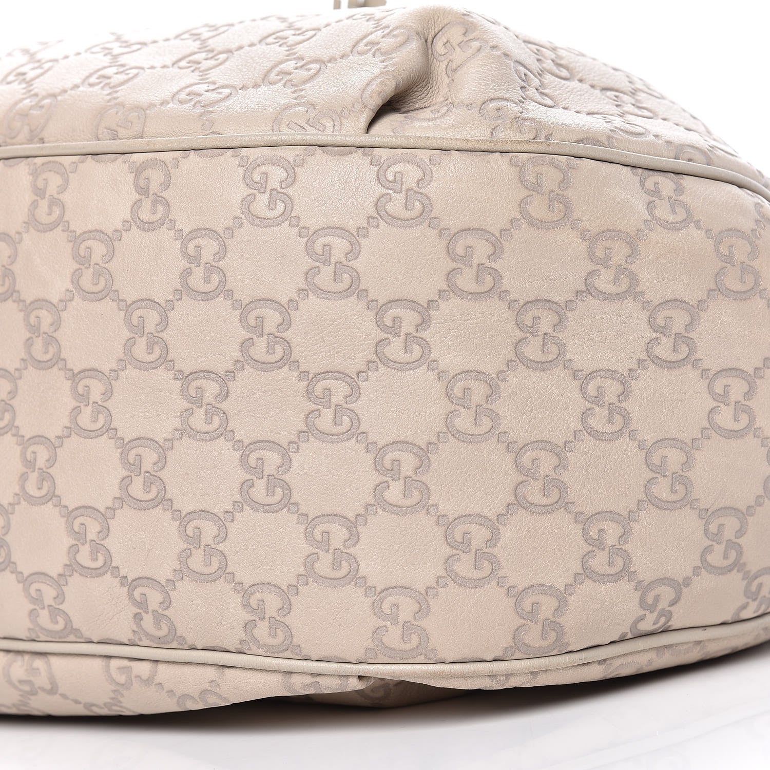 Gucci Guccissima Signature Medium Emily Hobo Mystic White 11 of 11