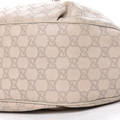 Gucci Guccissima Signature Medium Emily Hobo Mystic White 11 of 11