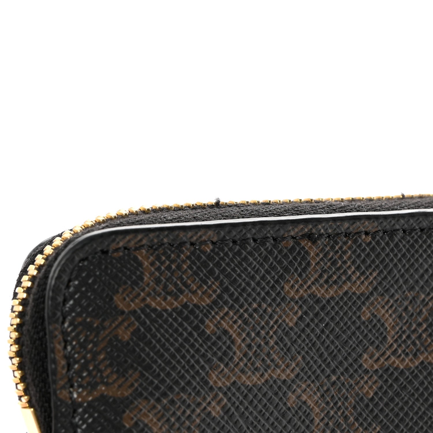 Celine Triomphe Canvas Coin and Card Pouch With Hook Black 8 of 8