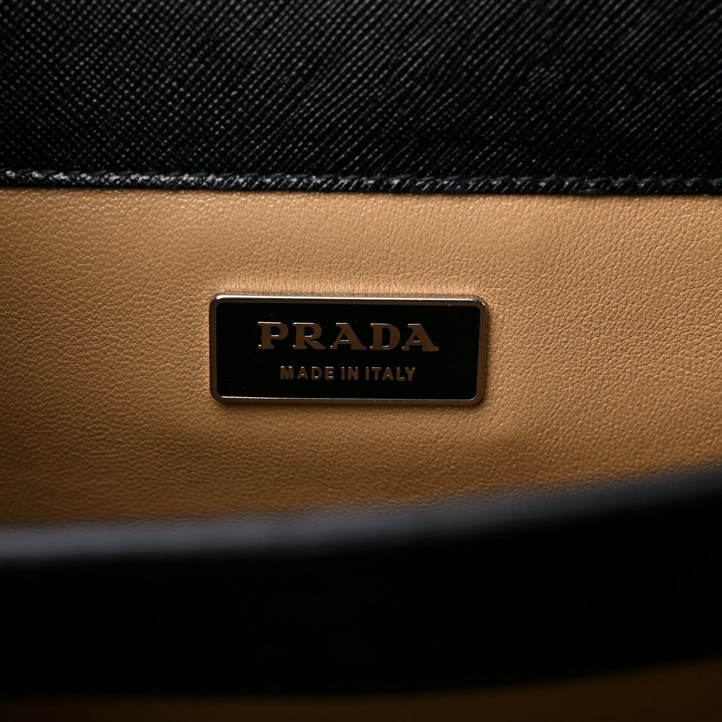 Saffiano Briefcase Black