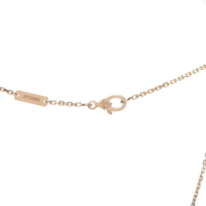 Van Cleef & Arpels 18K Yellow Gold Mother of Pearl Vintage Alhambra Pendant Necklace 6 of 8