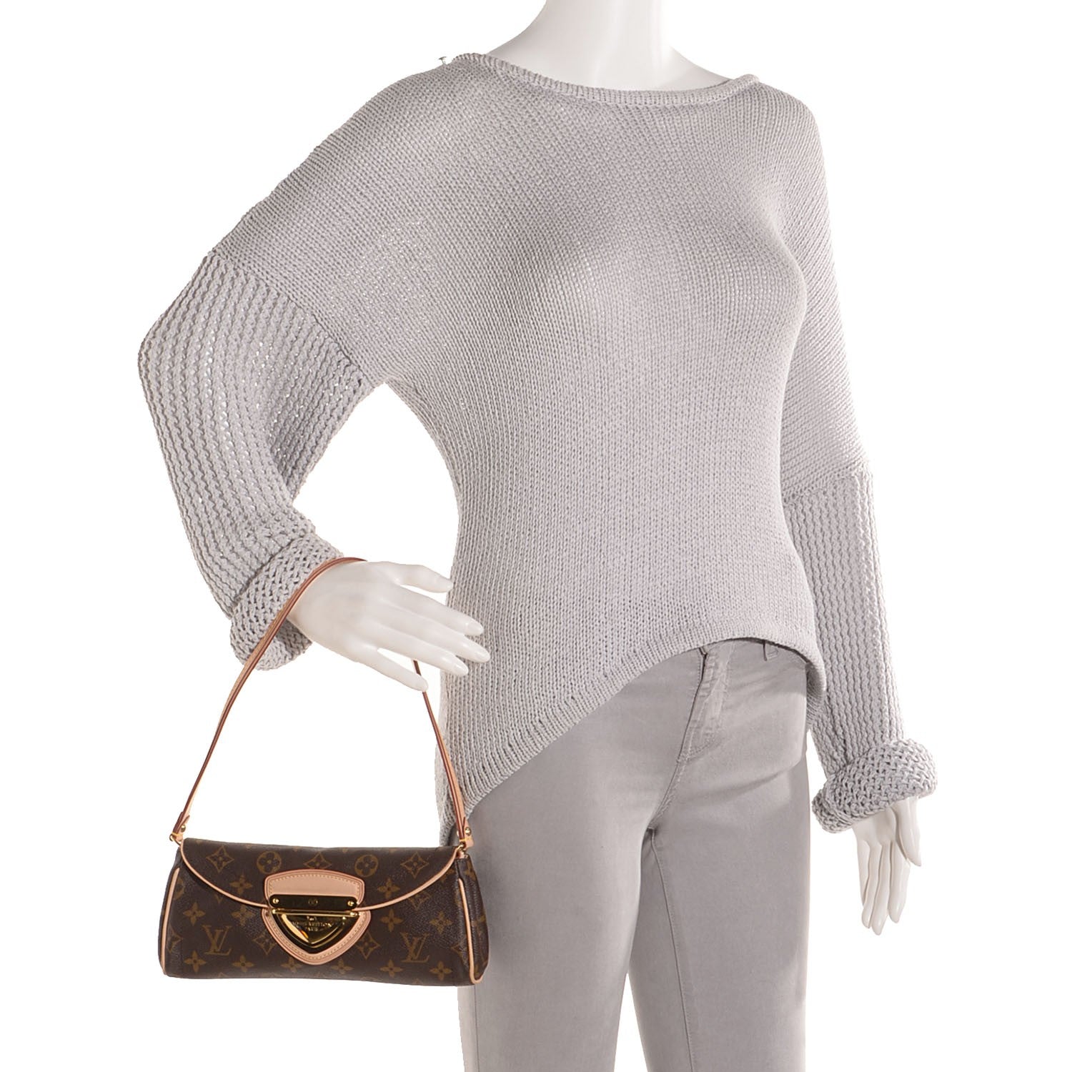 Louis Vuitton Monogram Beverly Clutch 2 of 7