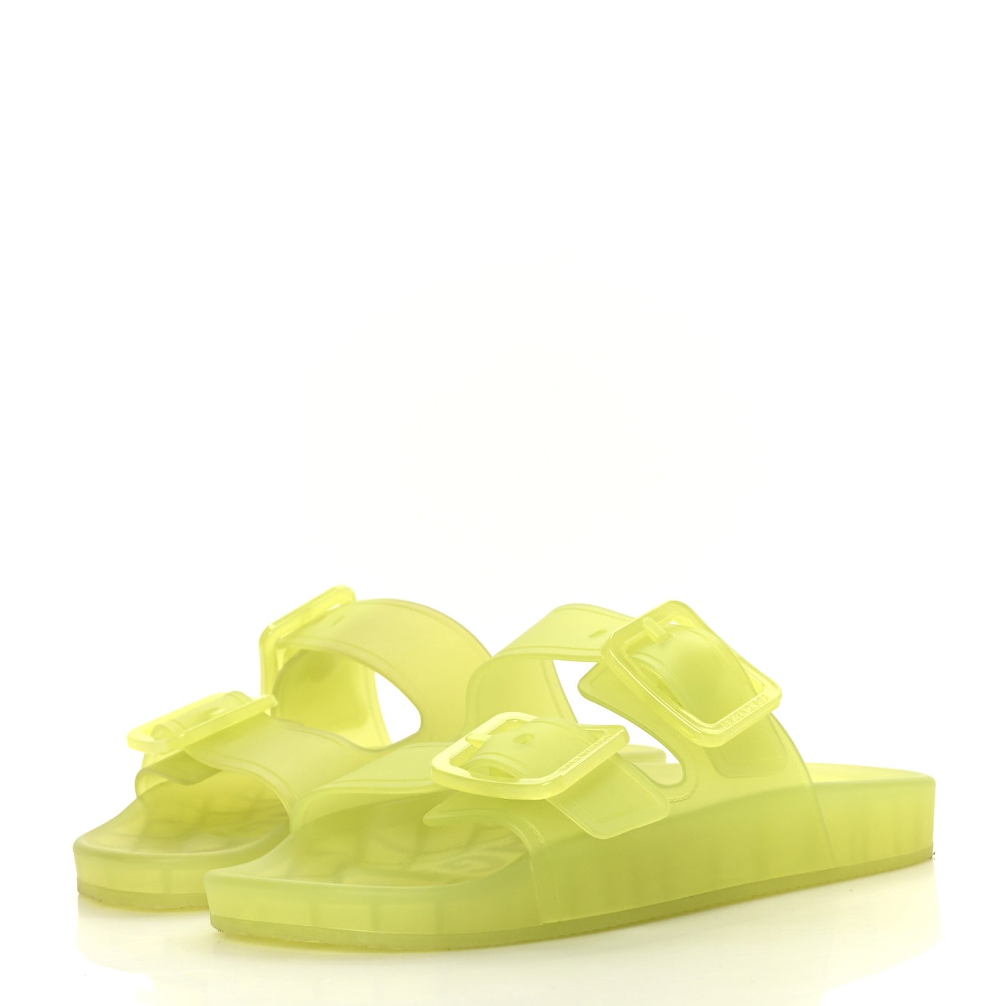Technical Polyurethane Mallorca Slide Sandals 35 Fluo Yellow