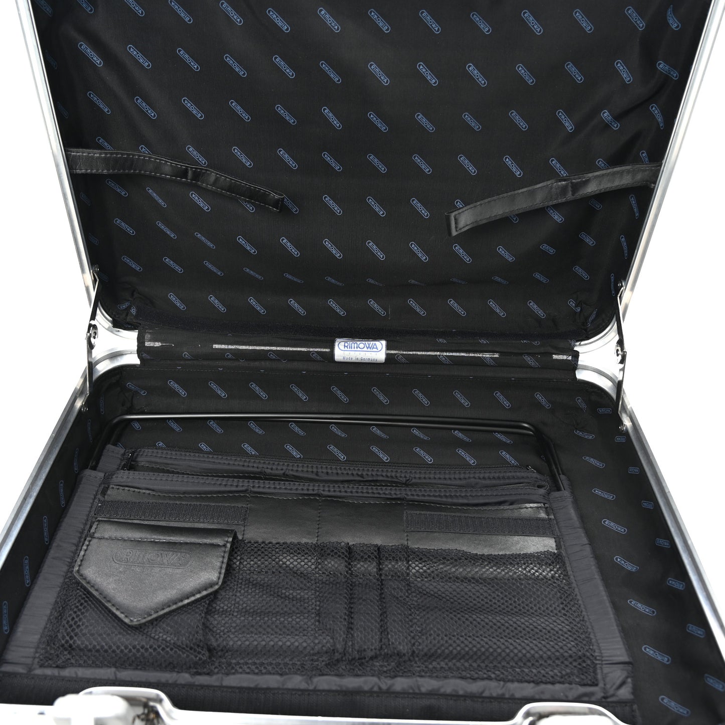 Aluminum Topas Attache Briefcase Silver