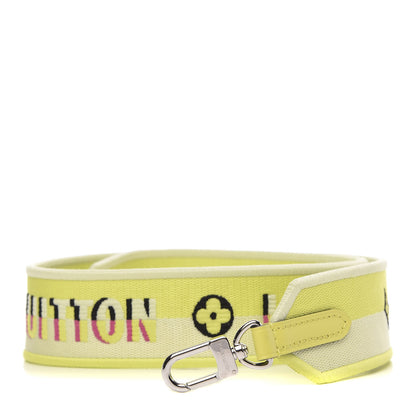 Louis Vuitton Jacquard Alma BB Shoulder Strap Yellow Citron 1 of 3
