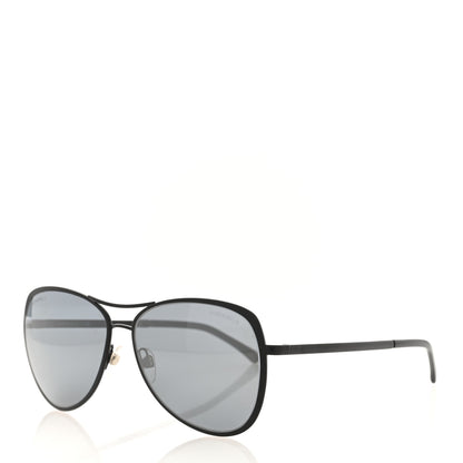 Chanel Pilot Summer Aviator Sunglasses 4223 Black 1 of 8