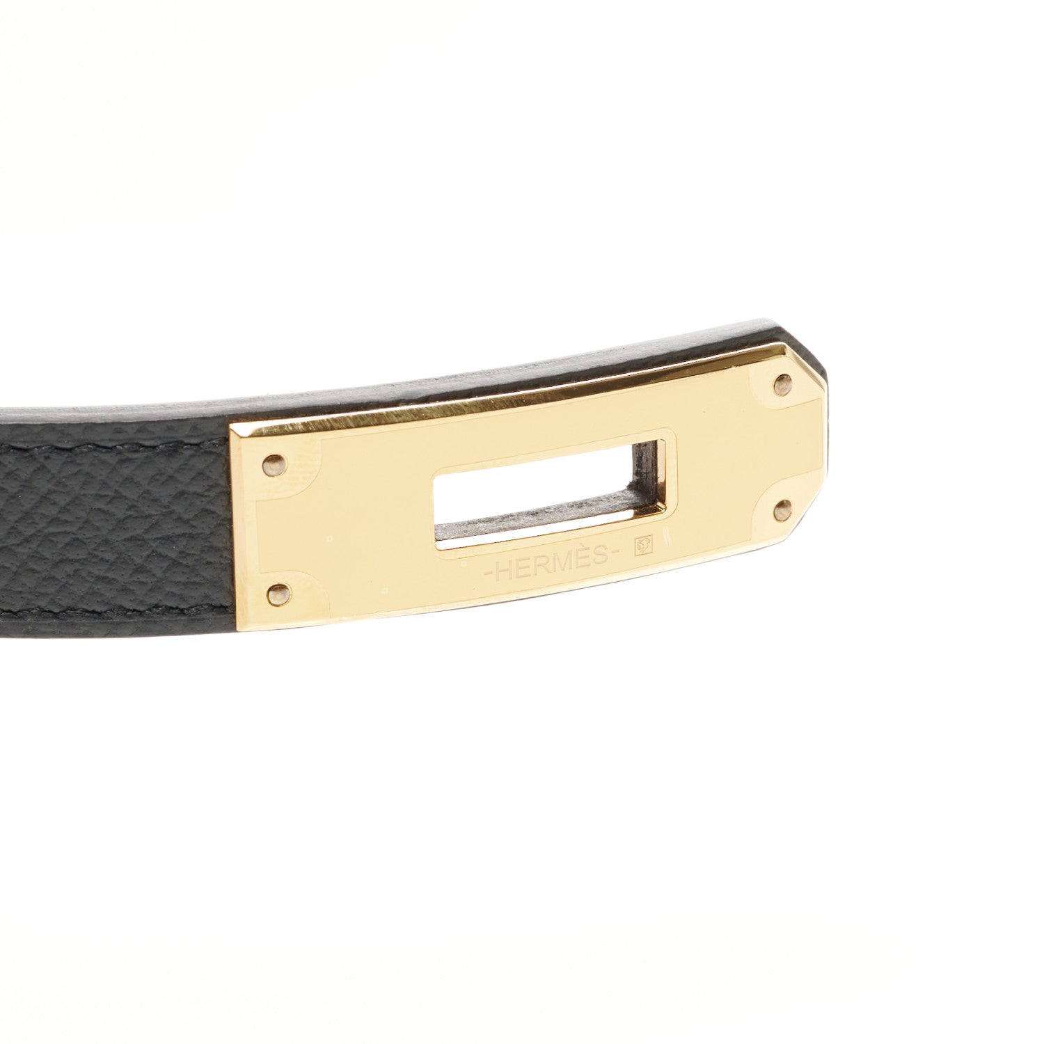 Hermes Epsom Kelly Belt PM Black 3 of 7