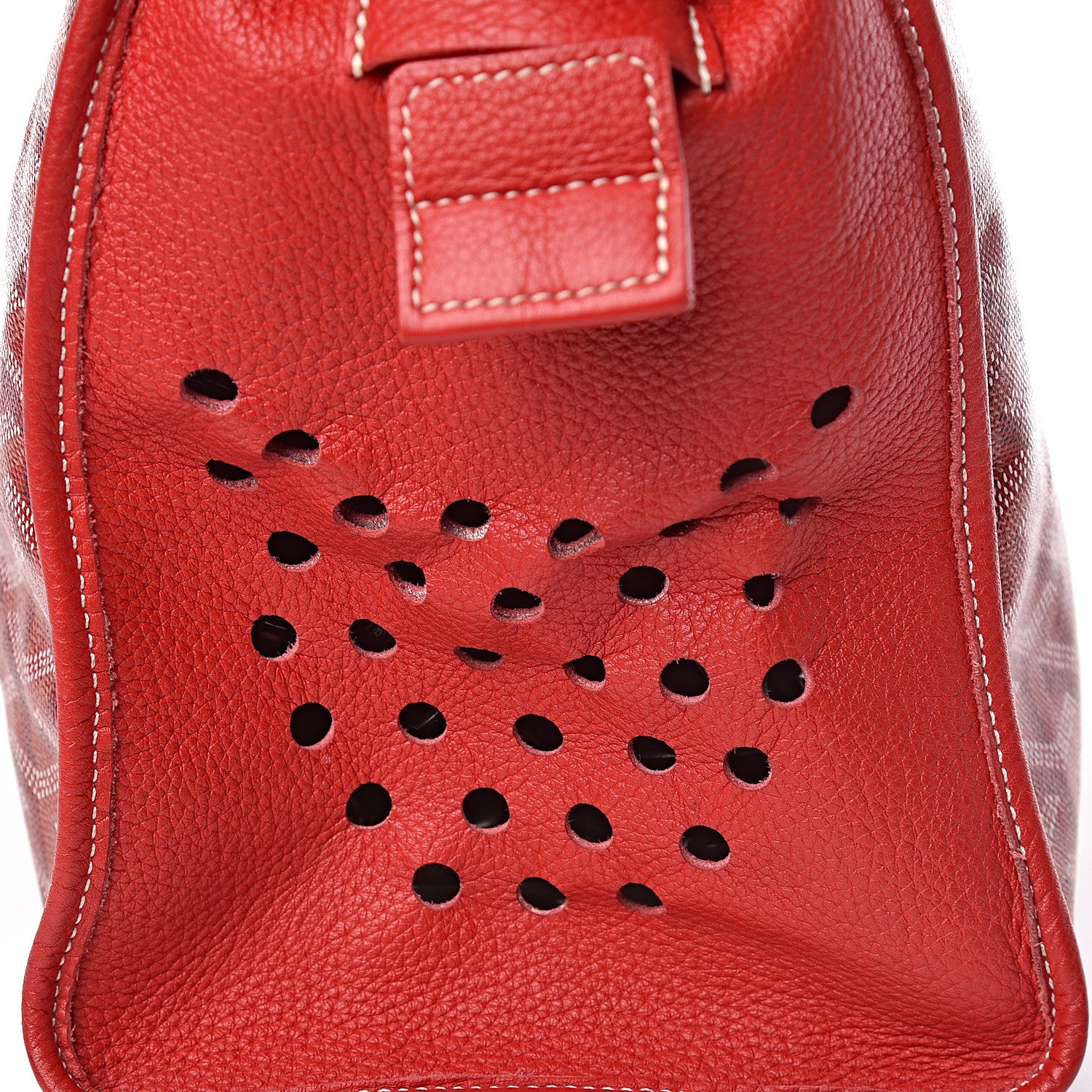 Goyard Goyardine Sac Hardy Pet Carrier PM Red 13 of 17