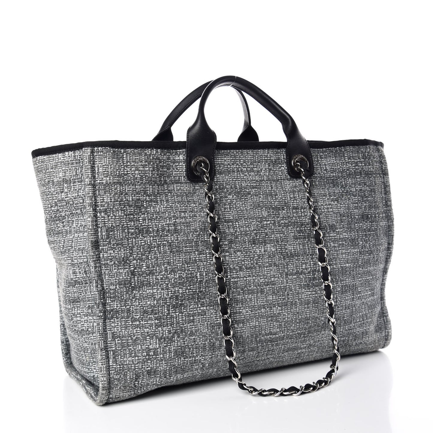Canvas Large Deauville Tote Charcoal