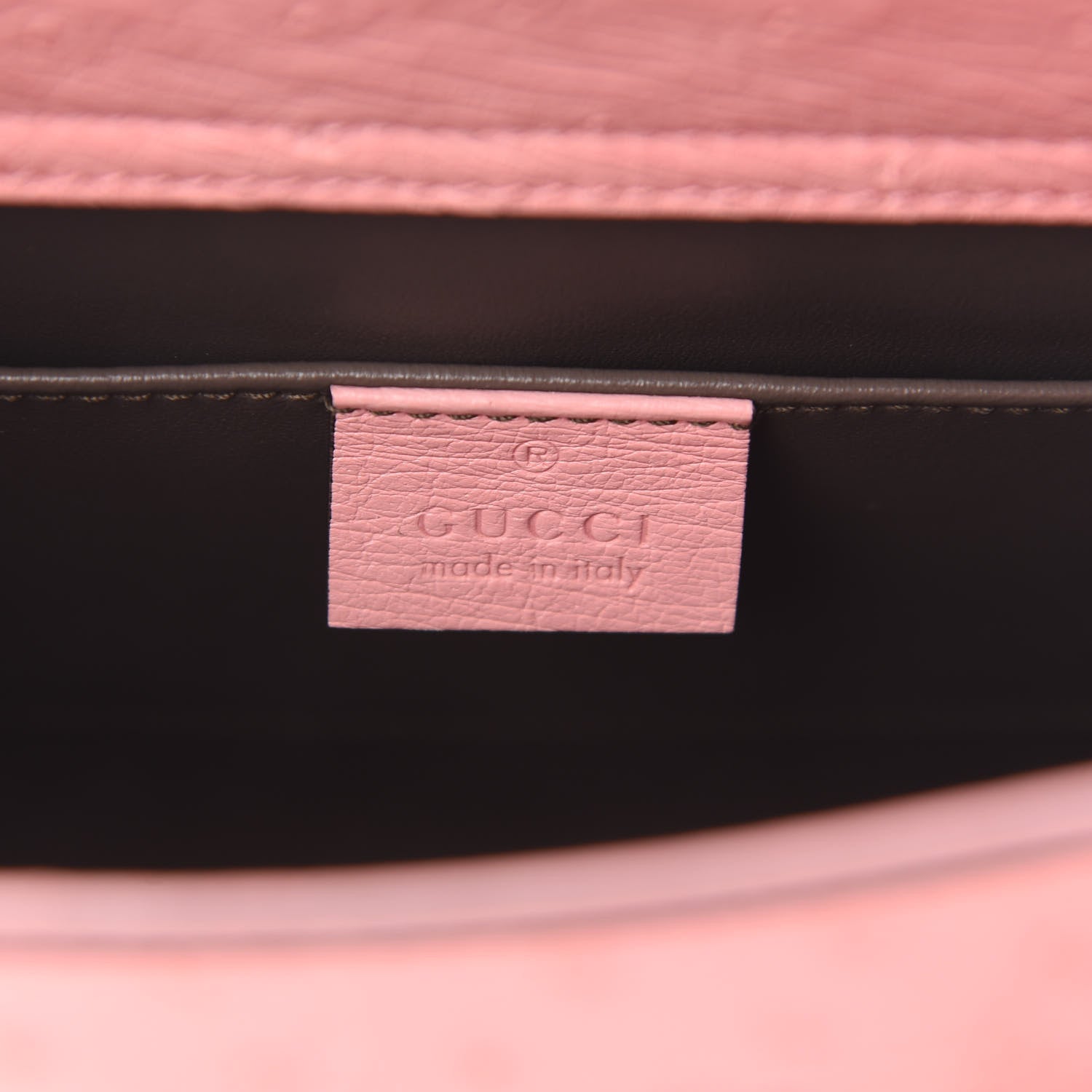 Gucci Ostrich Small Diana Tote Wild Rose Fuxia Fluo 6 of 9