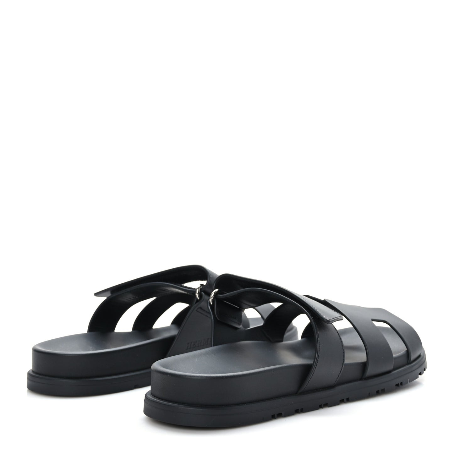 Calfskin Womens Chypre Sandals 39 Black