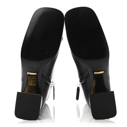 Gucci Nappa Charlotte Horsebit 55mm Ankle Boots 37.5 Black 4 of 4