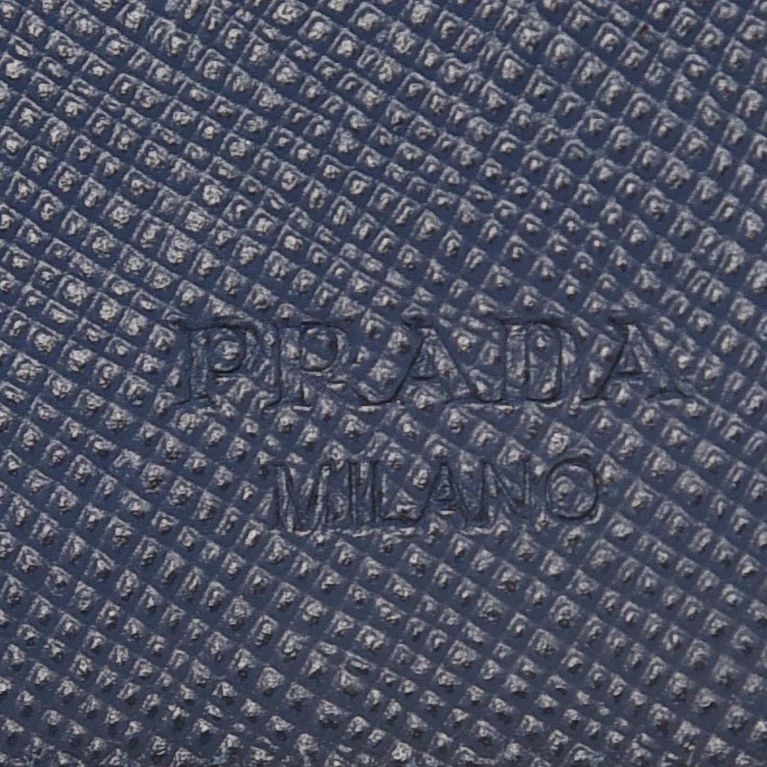 Prada Saffiano Long Wallet Bluette Caramel 6 of 9