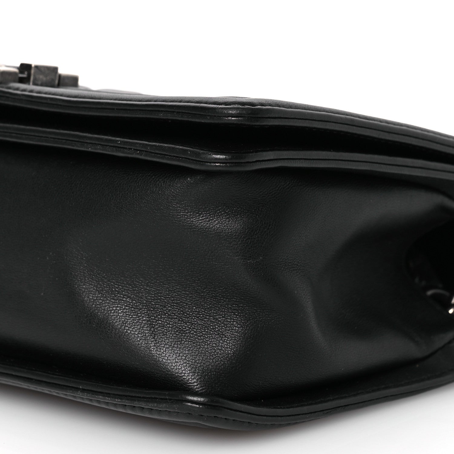 Chanel Lambskin Quilted Medium Boy Flap Black 11 of 12